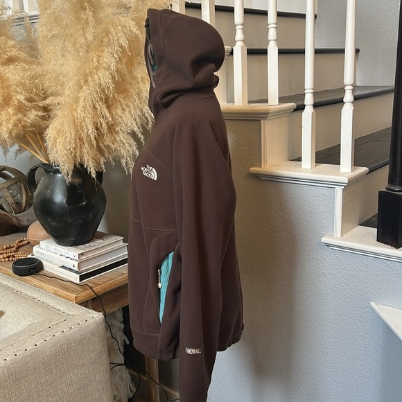 The North Face Apex Jacket Brown Fleece Lined Full Zip Long Sleeves Size Large - Picture 3 of 7